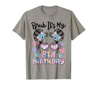 Bruh It's My 8th Birthday Girl retrò per bambini di 8 anni Maglietta