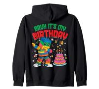 Bruh It's My Birthday Christmas Builder - Costruttore di Mattoni Felpa con Cappuccio