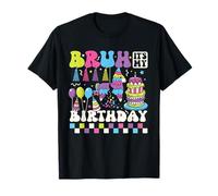 Bruh It's My Birthday Llama Pinata Girl Boy Festa di famiglia Maglietta