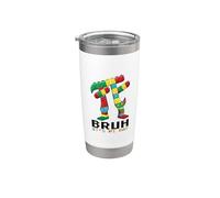 Bruh It's Pi Day Dabbing Pi Brick Blocks Brick Builder Bicchiere termico in acciaio inox doppia parete