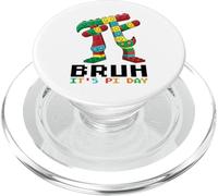 Bruh It's Pi Day Dabbing Pi Brick Blocks Brick Builder PopSockets PopGrip per MagSafe