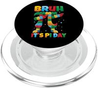 Bruh It's Pi Day Symbol Pi Mattoni Pi Blocchi Master Builder PopSockets PopGrip per MagSafe