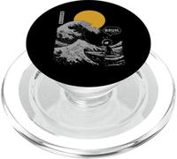 "BRUH." La Grande Onda Kanagawa Giapponese Surf Alien PopSockets PopGrip per MagSafe