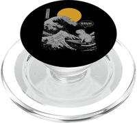"BRUH." La Grande Onda Kanagawa Japanese Surf Capibara PopSockets PopGrip per MagSafe