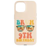 Bruh My 9th Birthday Beach Occhiali da sole 9 Bday Ragazzi Ragazze Bambini Custodia per iPhone 15