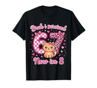 Bruh Sono Sopravvissuto 6 7 Ora Ho 8 Anni Compleanno Pink Maglietta