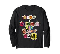 Bruh Sono Sopravvissuto Sei Sette Ho 8 Anni Nota di riscatto Maglia a Manica