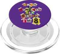 Bruh Sono Sopravvissuto Sei Sette Ho 8 Anni Nota di riscatto PopSockets PopGrip per MagSafe