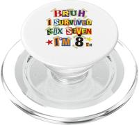 Bruh Sono Sopravvissuto Sei Sette Ho 8 Anni Nota di riscatto PopSockets PopGrip per MagSafe