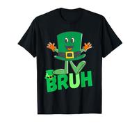 Bruh St Patricks Day Teens Boys Kids Saint Patricks Maglietta