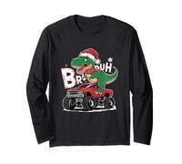 Bruh T Rex - Camion Natalizio con Dinosauri Maglia a Manica