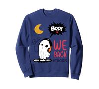 Bruh We Back Funny Ghost Back to School Insegnanti di Halloween Felpa
