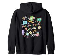 Bruh We Back #Teacher - Forniture per il divertimento scolastico Felpa con Cappuccio