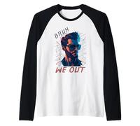Bruh We out End of School Year Summer Uomo Donna Tee Estate Maglia con Maniche Raglan