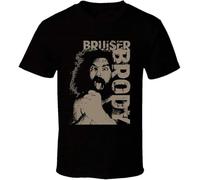 Bruiser Brody Wrestling Legend Retro Fans Only T Shirt Black XXL