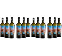 Brumale Vino Trebbiano di Romagna DOC, Vino Fresco e Minerale dai Profumi Fruttati e Floreali, 12% Vol, Confezione con 6 Bottiglie da 750 ml (Confezione da 2)