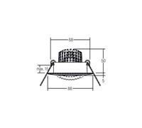 BRUMBERG BB13 incasso dim2warm RC bianco lucido BRUMBERG