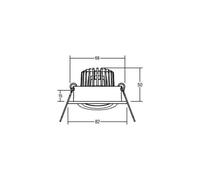 BRUMBERG BB18 dim2wam RC box raccordo alu satinato BRUMBERG