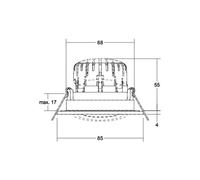 BRUMBERG BB23 incasso IP65 no dimming bianco BRUMBERG