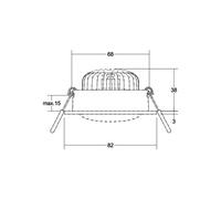 BRUMBERG BB35 incasso DALI box raccordo bianco BRUMBERG