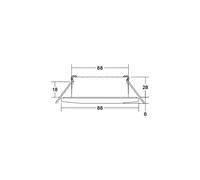 BRUMBERG Chooose spot LED incasso, tondo, bianco BRUMBERG