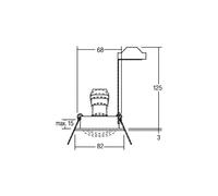BRUMBERG faretto da incasso Tirrel-R portalampada, bianco opaco BRUMBERG