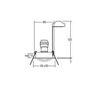 BRUMBERG faretto da incasso Tirrel-S, portalampada, cromo BRUMBERG