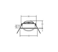 BRUMBERG Faretto LED da incasso BB09, RC, scatola di collegamento, acciaio inox BRUMBERG