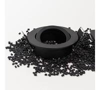 BRUMBERG Loop-S Alloggiamento per faretto da incasso nero BRUMBERG