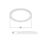 BRUMBERG Plafoniera Sunny Midi, DALI, 3.000 K, bianco BRUMBERG
