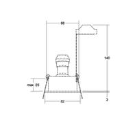 BRUMBERG Tirrel deep GU10 faretto da incasso, rotondo, alluminio BRUMBERG