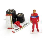 BRUMM 1/43 ACTION FIGURE DIDIER PIRONI FERRARI F1 126CK TURBO 1981 MODELLISMO