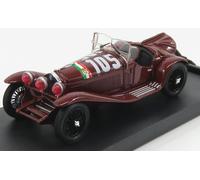 BRUMM 1/43 ALFA ROMEO 2300 SPIDER MILLE MIGLIA 1932 NUVOLARI MODELLINO AUTO