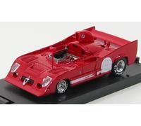 BRUMM 1/43 ALFA ROMEO 33 TT 12 PROTOTIPO 1974 ROSSO MODELLINO AUTO MODELLISMO