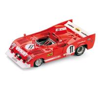 MODELLINO AUTO STATICO ALFA ROMEO 33 TT12 #1T TEST CAR MONZA 1975 PESCAROLO 1:43