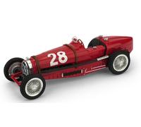 MODELLINO AUTO F1 STATICO BRUMM BUGATTI TIPO 59 TAZIO NUVOLARI 1934 #28 1/43