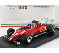 BRUMM 1/43 FERRARI 126C2 ITALY GP 1982 PATRICK TAMBAY FIGURE MODELLINO AUTO F1