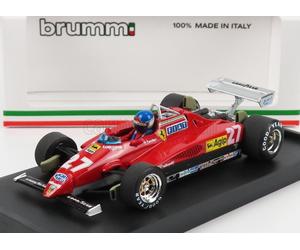 BRUMM 1/43 FERRARI 126C2 ITALY GP 1982 PATRICK TAMBAY FIGURE MODELLINO AUTO F1