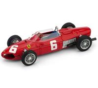 MODELLINO AUTO STATICO BRUMM FERRARI 156 F1 GINTHER 1961 N.6 ITALY GP SCALA 1/43