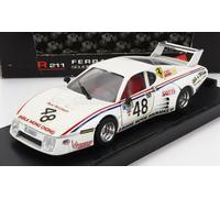 BRUMM 1/43 FERRARI 512BB 24H LE MANS 1981 SALMON PHILIPS MODELLINO AUTO STATICO