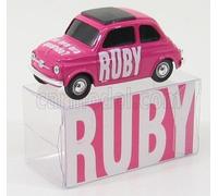 BRUMM 1/43 FIAT 500 RUBY ROSA MODELLINO AUTO MODELLISMO STATICO DIECAST