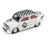 MODELLINO AUTO STATICO BRUMM FIAT 600 ABARTH 1000 #28 ZANDWOORT TROPHY 1/43