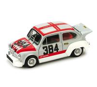 Brumm Modellino auto statico Fiat 600 Abarth 1000 #384 Trento-Bondone 1971 scala 1/43