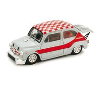 MODELLINO AUTO STATICO BRUMM FIAT 600 ABARTH 1000 BERLINA CORSA 1968 SCALA 1/43