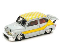 BRUMM 1/43 FIAT 600 ABARTH 1000 UFFICIALE 1968 GIALLO MODELLINO STATICO DIECAST