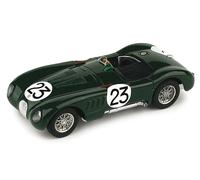 Brumm Modellino auto statico Jaguar C Type Le Mans 1951 Johnson-Biondetti 1:43