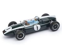 BRUMM BM0300CH COOPER T53 N.1 WINNER GR.BRITAIN GP 1960 JACK BRABHAM W/PILOTE 1: