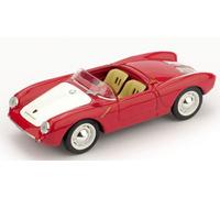 1:43 Brumm Porsche 550A Rs Spyder Biposto Stradale 1954 Rosso/Bianco R233-01 Mod