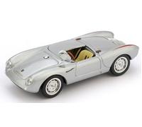 MODELLINO AUTO STATICO PORSCHE 550A RS SPYDER MONOPOSTO 1954 ARGENTO SCALA 1:43