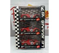 BRUMM 1/43 - SET 3 FERRARI 330 P4 LE MANS 67 - S029/30/31